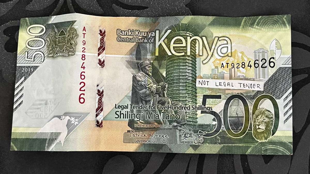 Kenya 500 Shillings Banknote