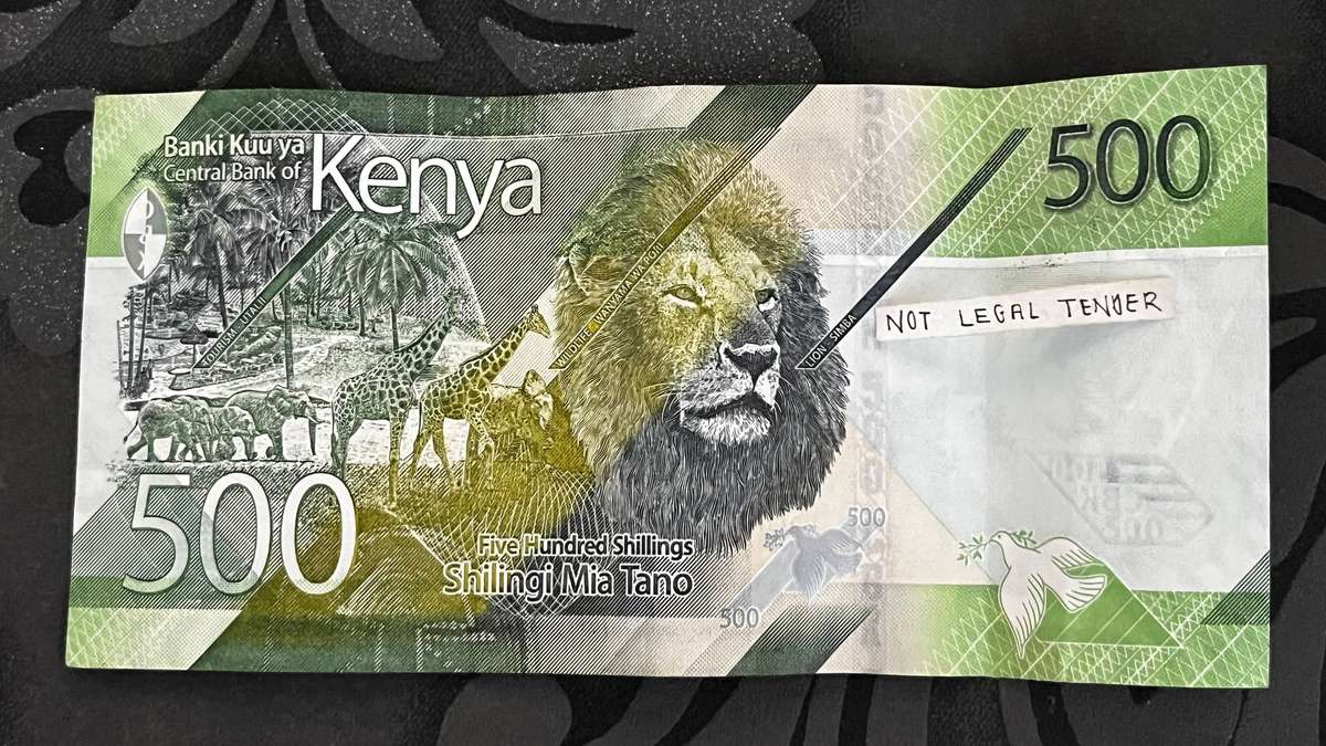 Kenya 500 Shillings Banknote