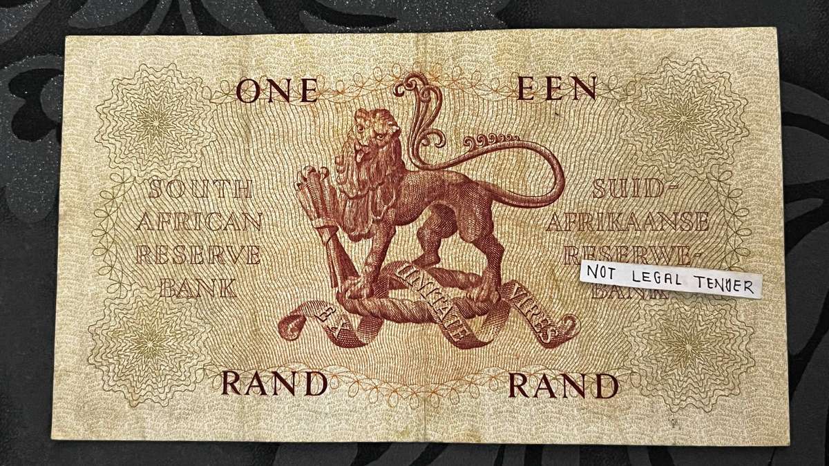 South Africa 1 Rand Banknote  Governor CL Stals