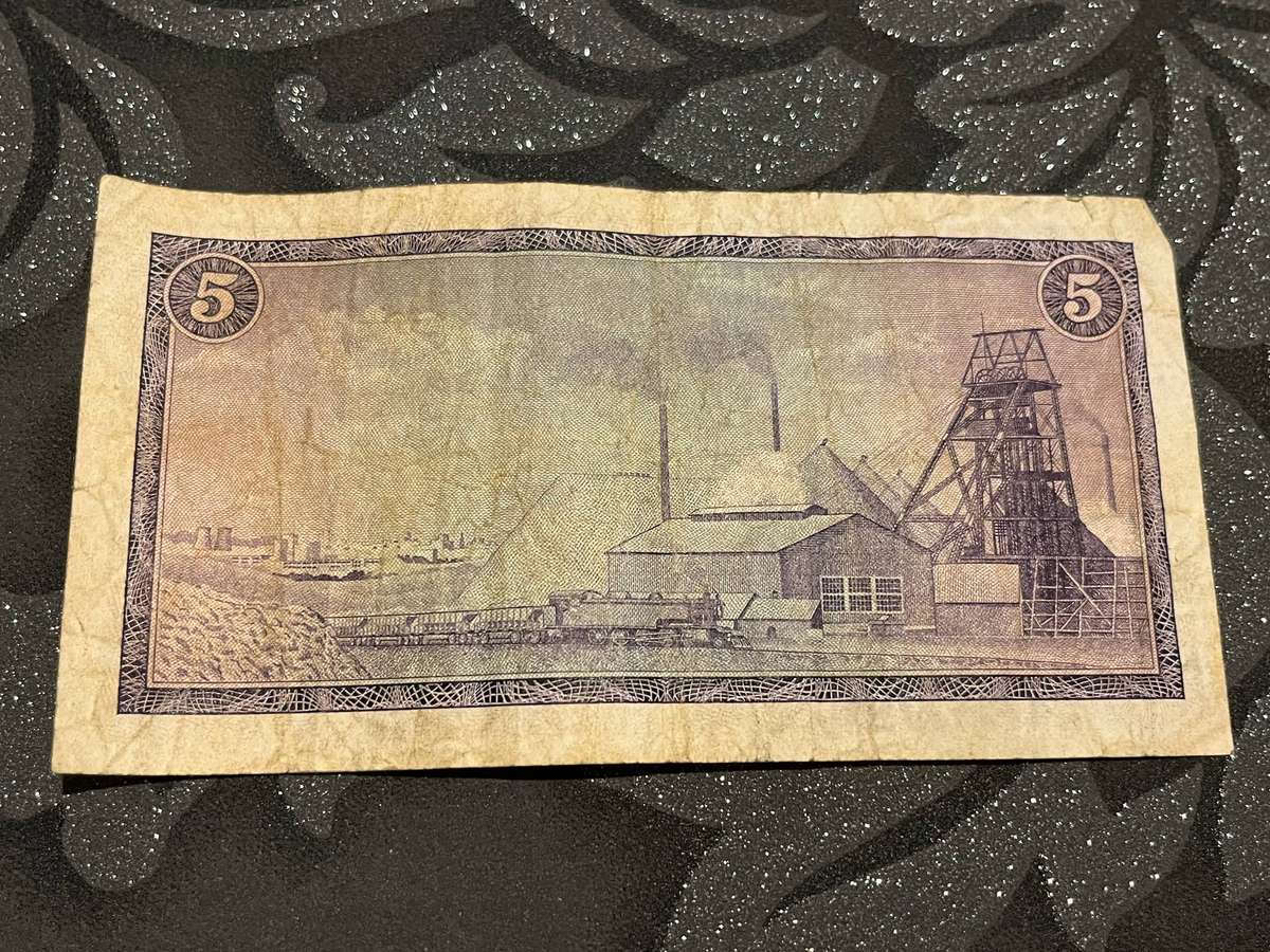 South Africa 5 Rand Note  Jan van Riebeeck  T.W. de Jongh