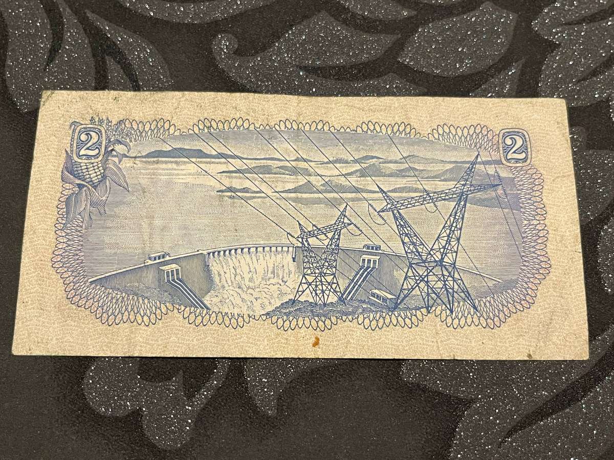  South Africa 2 Rand Note  Jan van Riebeeck  T.W. de Jongh Signature