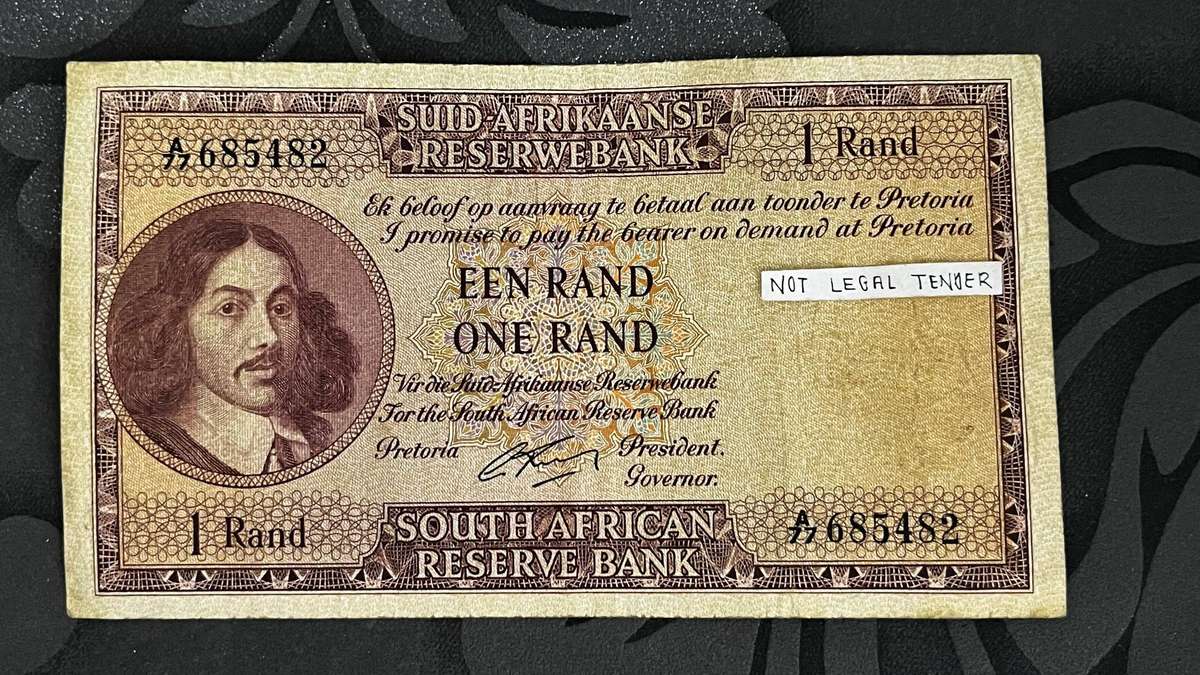 South Africa 1 Rand Banknote  C.L. Stals