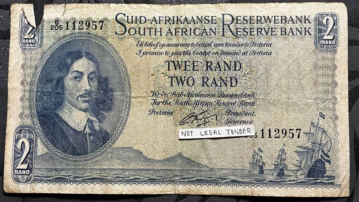 2 Rand Banknote  C.L. Stals