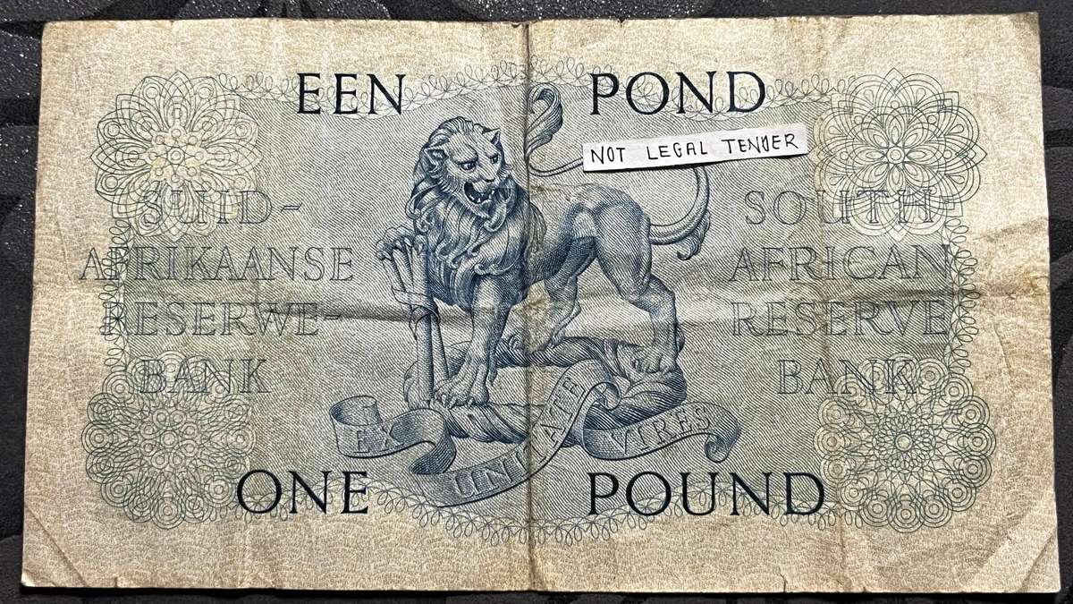 1959 £1 One Pound Banknote