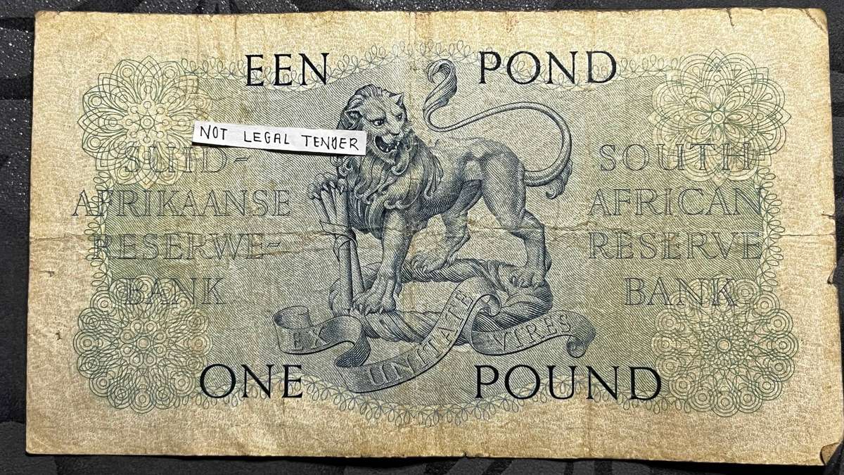 1956 £1 One Pound Banknote
