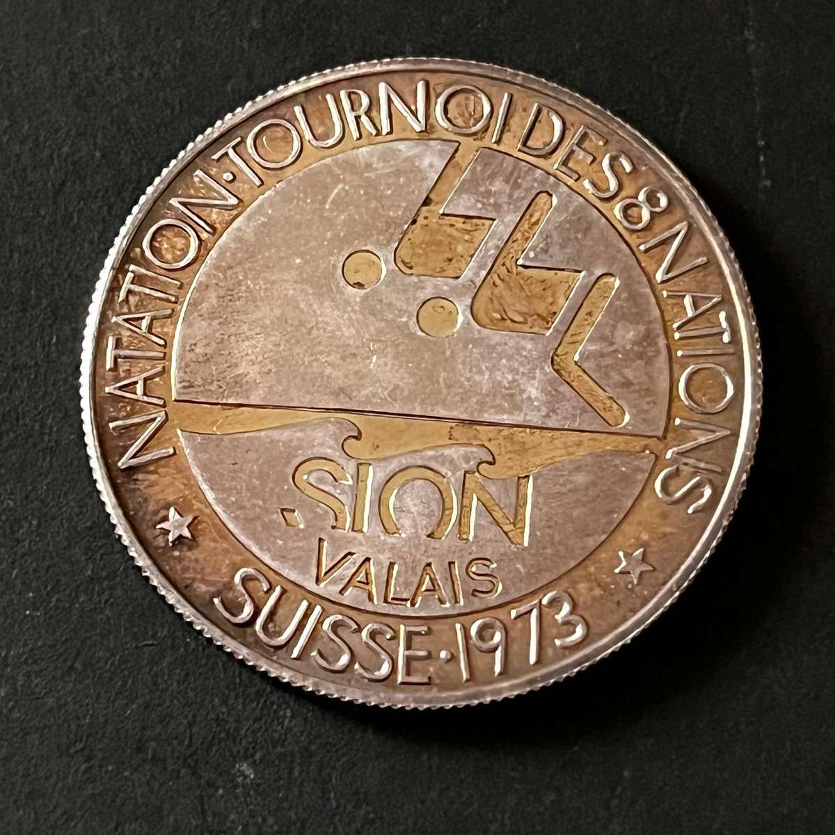  Modern Era 1973 Valais Sion Silver Commemorative Coin