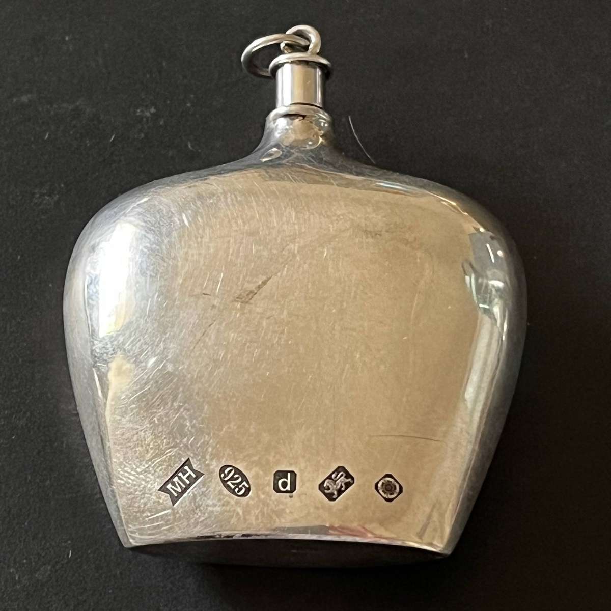 Vintage Era Sterling Silver Perfume Bottle 925 Hallmarked
