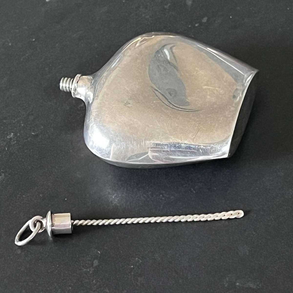 Vintage Era Sterling Silver Perfume Bottle 925 Hallmarked