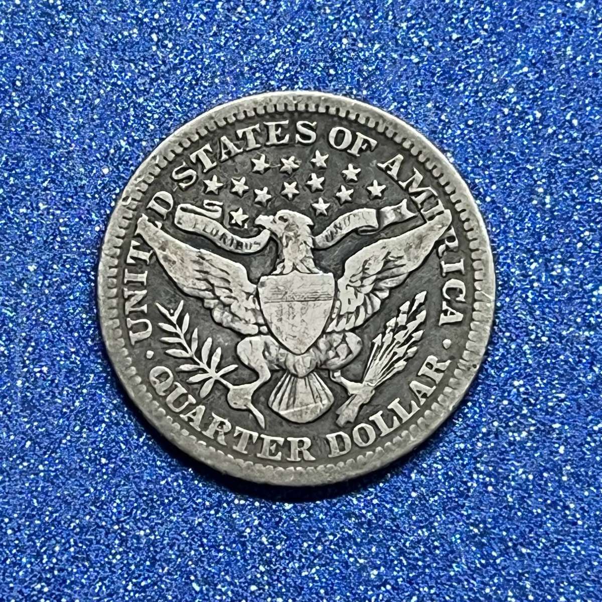  US Barber Quarter .900 Silver 1903
