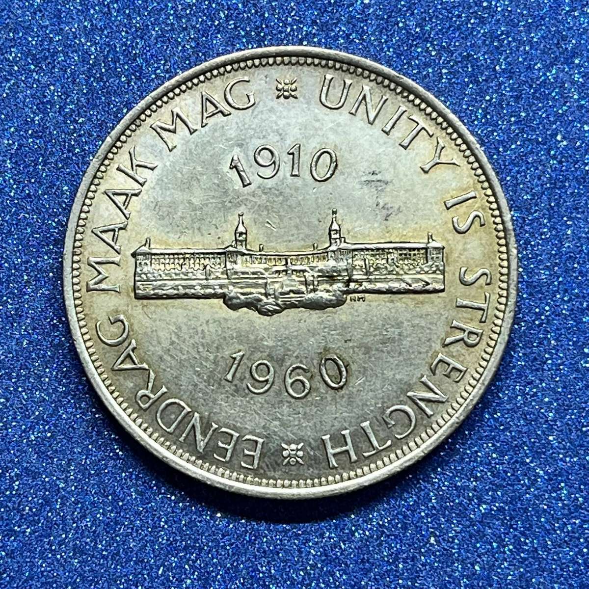  Union of SA 5 Shillings Crown .500 Silver 1960