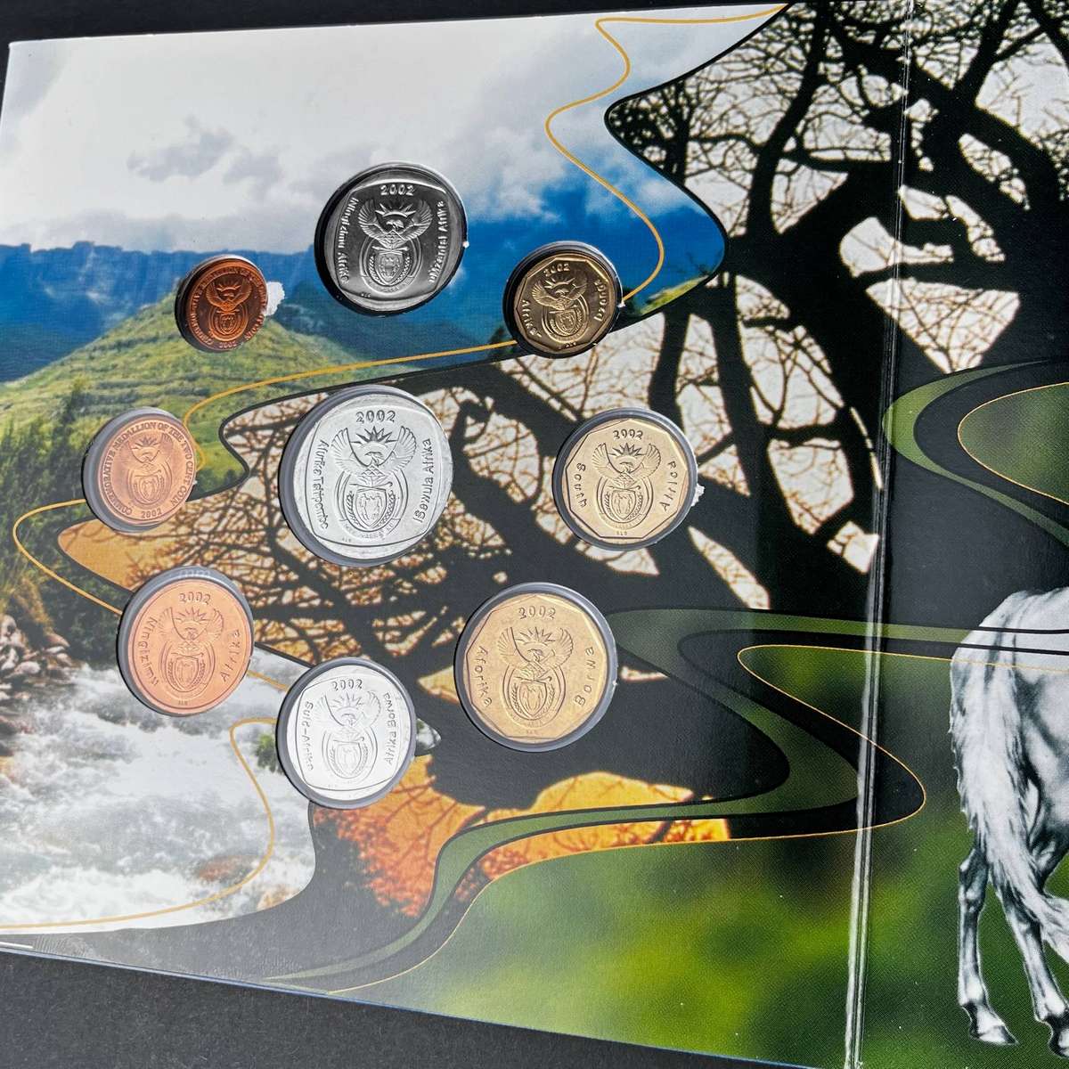  South Africa 2002 Uncirculated Coin Set Full Set