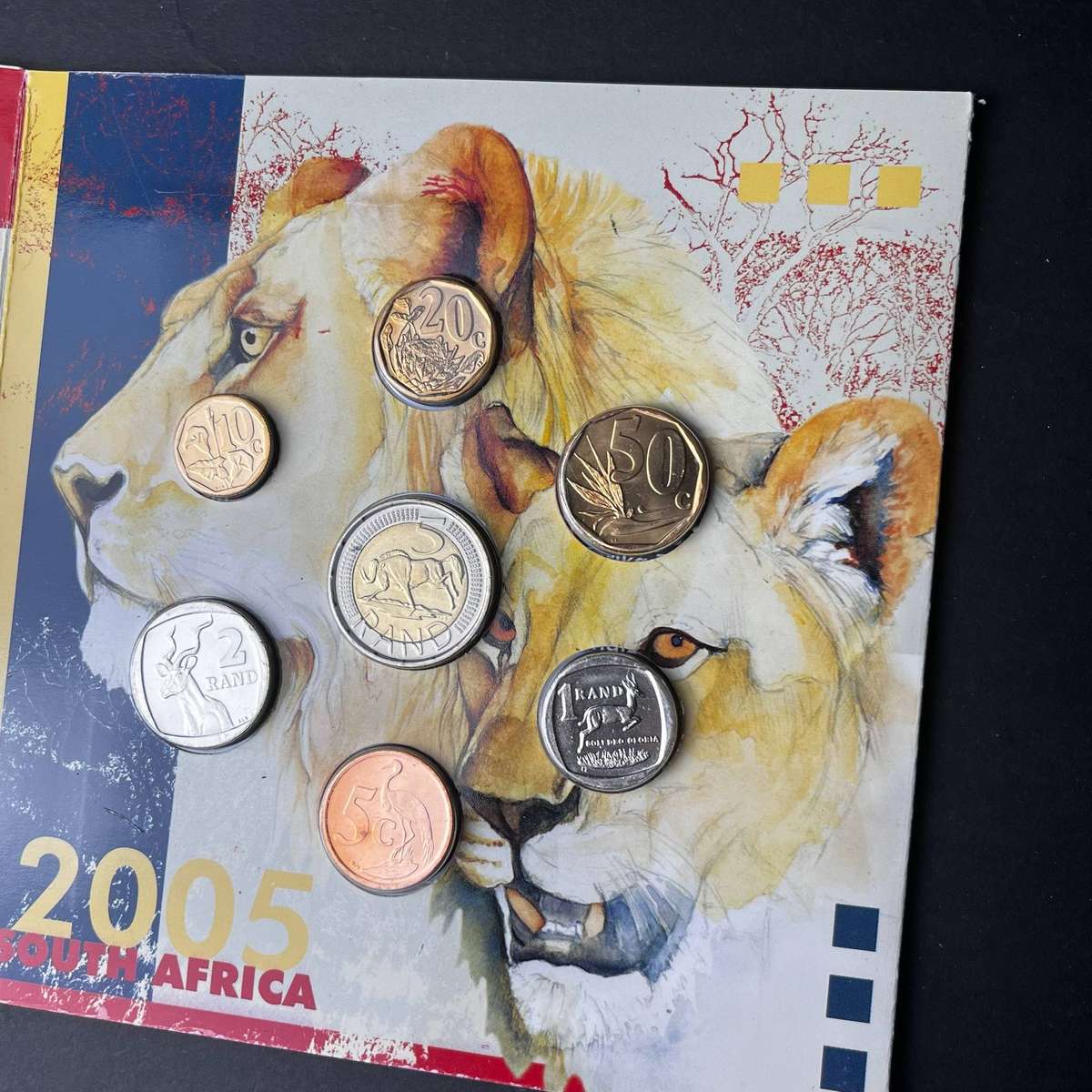  South Africa 2005 Uncirculated Coin Set Full SA Mint Set