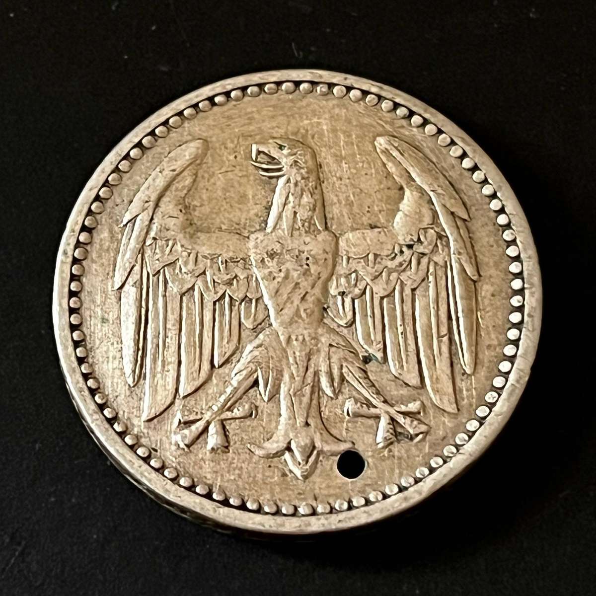  Weimar Republic 1924J 3 Mark Silver Coin Germany Deutsches Reich