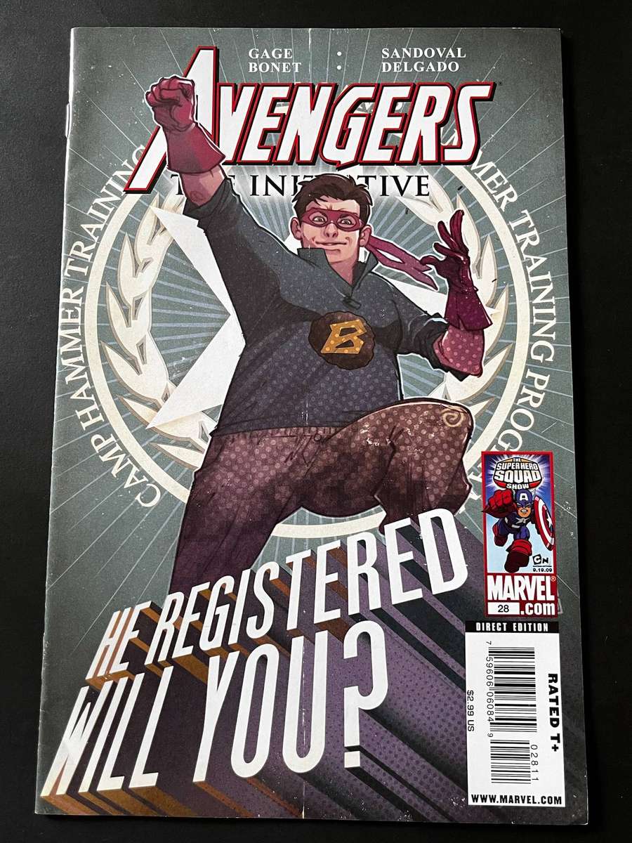  Avengers Initiative #28 He Registered  Will You? Marvel Comics