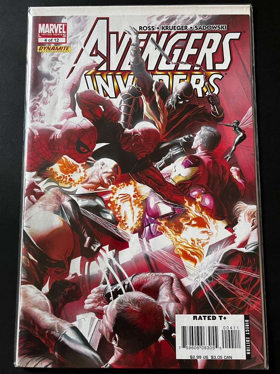  Avengers Invaders #4 (Marvel, Limited Series 4 of 12)