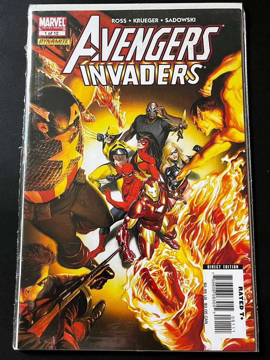  Avengers Invaders #1 (Marvel, Limited Series 1 of 12)