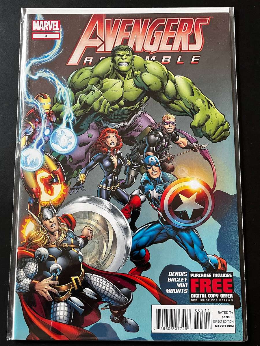  Avengers Avengers Assemble #3 Marvel Comic