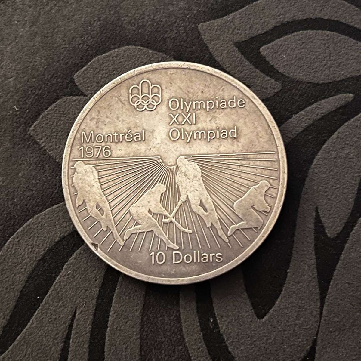  1976 Canada $10 Montreal Olympics Silver Coin