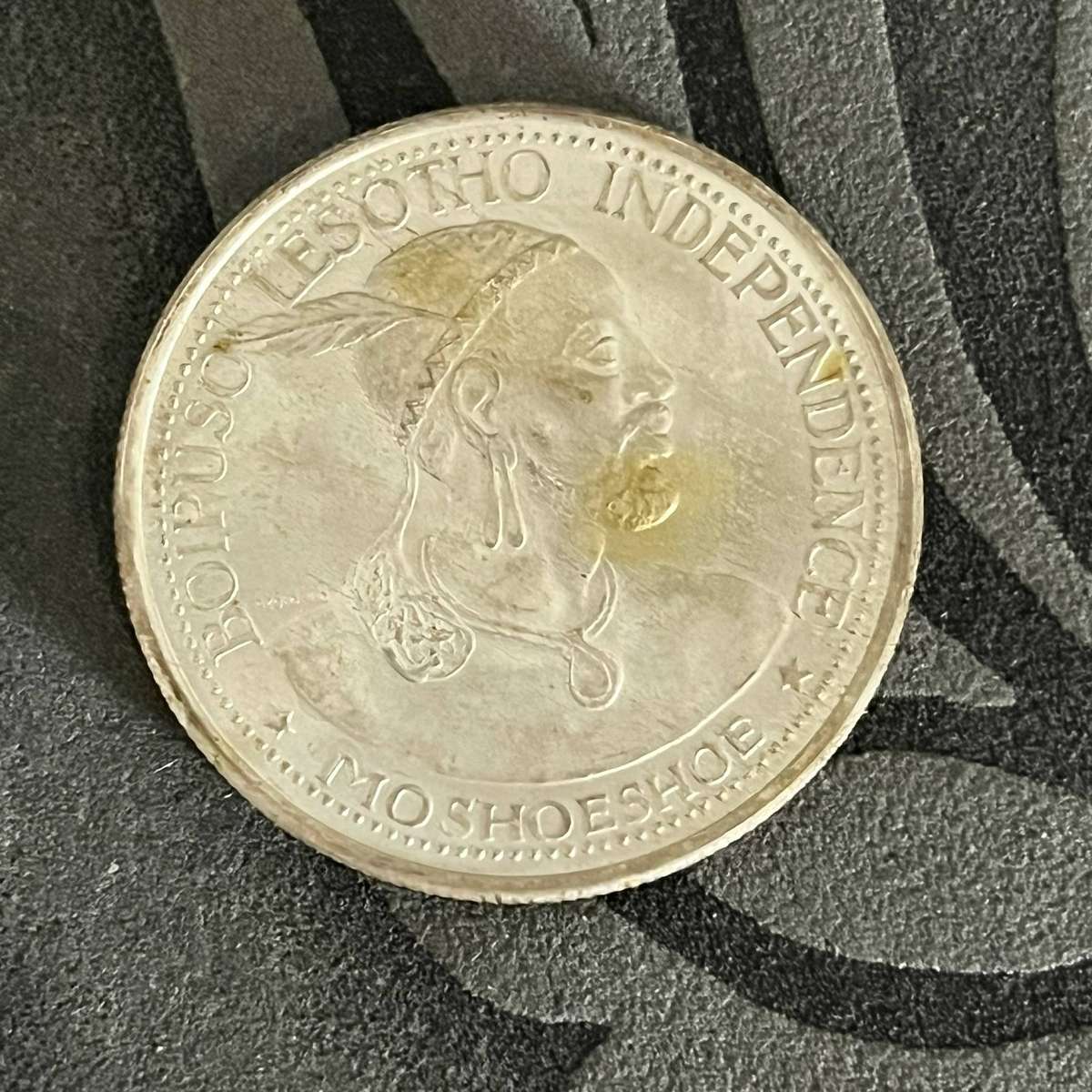  Kingdom of Lesotho  50 Licente  1966 | Silver Crown