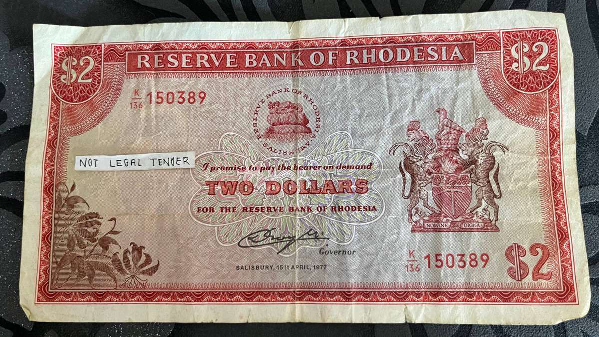 Rhodesia 2 Dollars Banknote