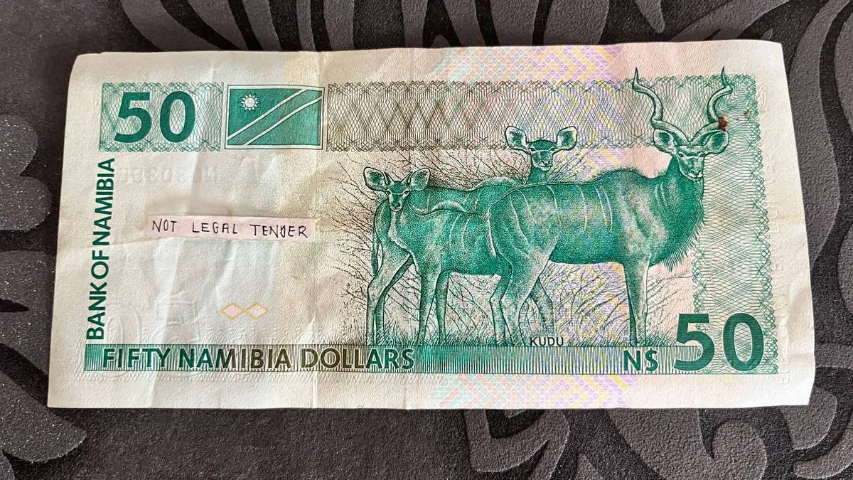 Namibia 50 Dollars Banknote Hendrik Witbooi (555 number)