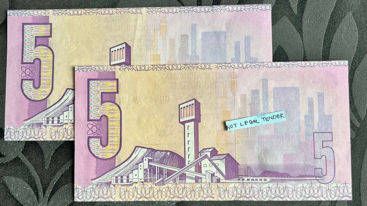 5 Rand Banknote CL Stals x2