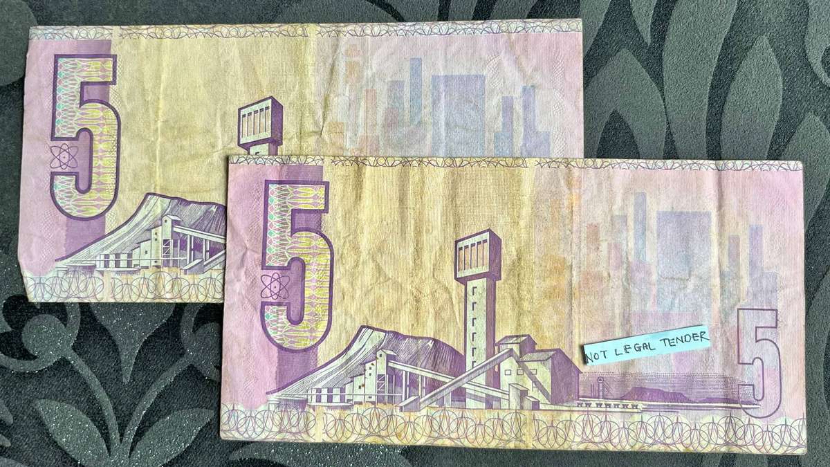 5 Rand Banknotes x2 C.L. Stals