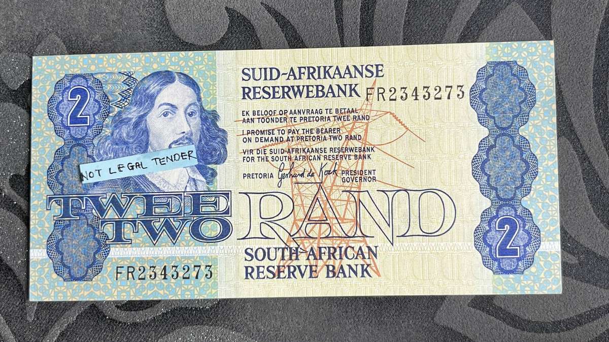 2 Rand Banknote Gerhard de Kock
