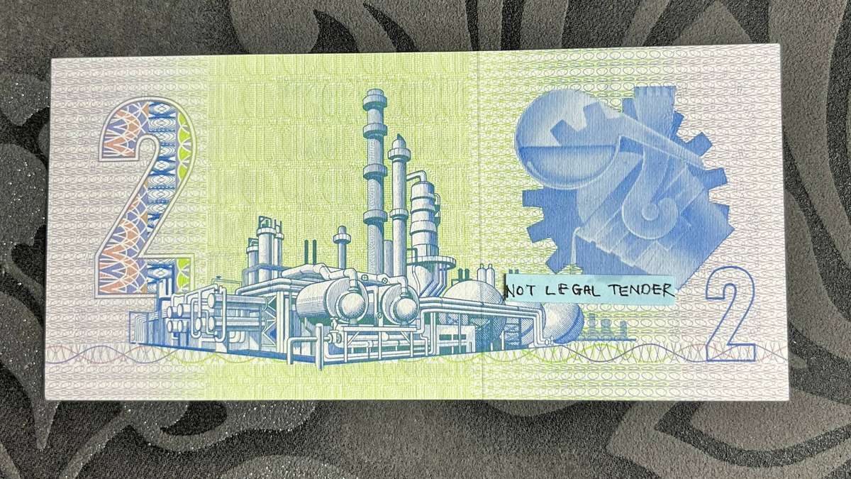 2 Rand Banknote Gerhard de Kock