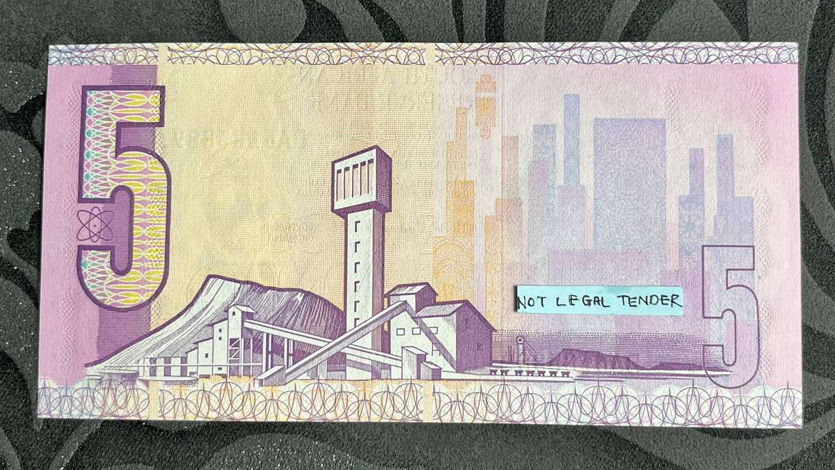 5 Rand Banknote Gerhard de Kock