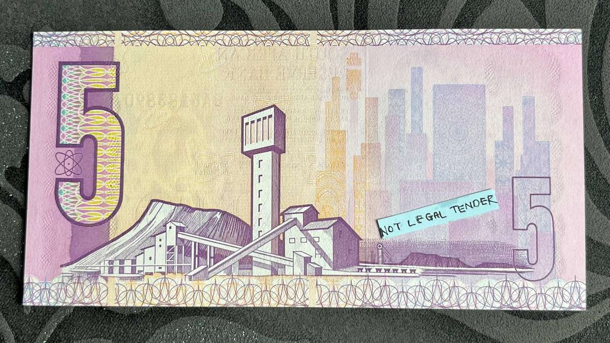 5 Rand Banknote Gerhard de Kock