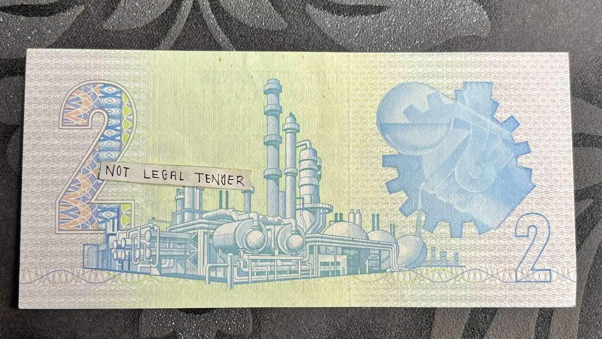 GPC DE KOCK South Africa 2 Rand Banknote