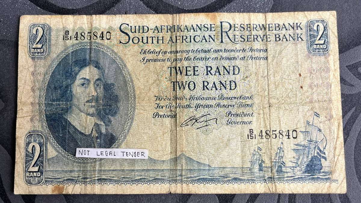 G Rissik South Africa 2 Rand Banknote