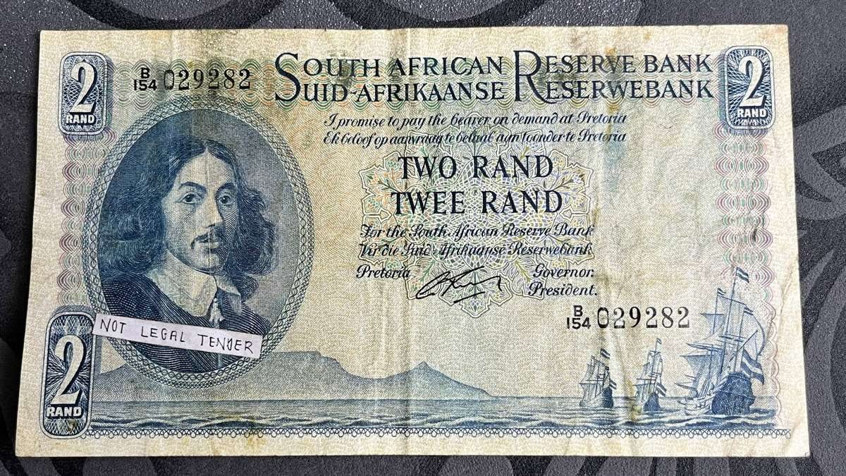 G Rissik South Africa 2 Rand Banknote
