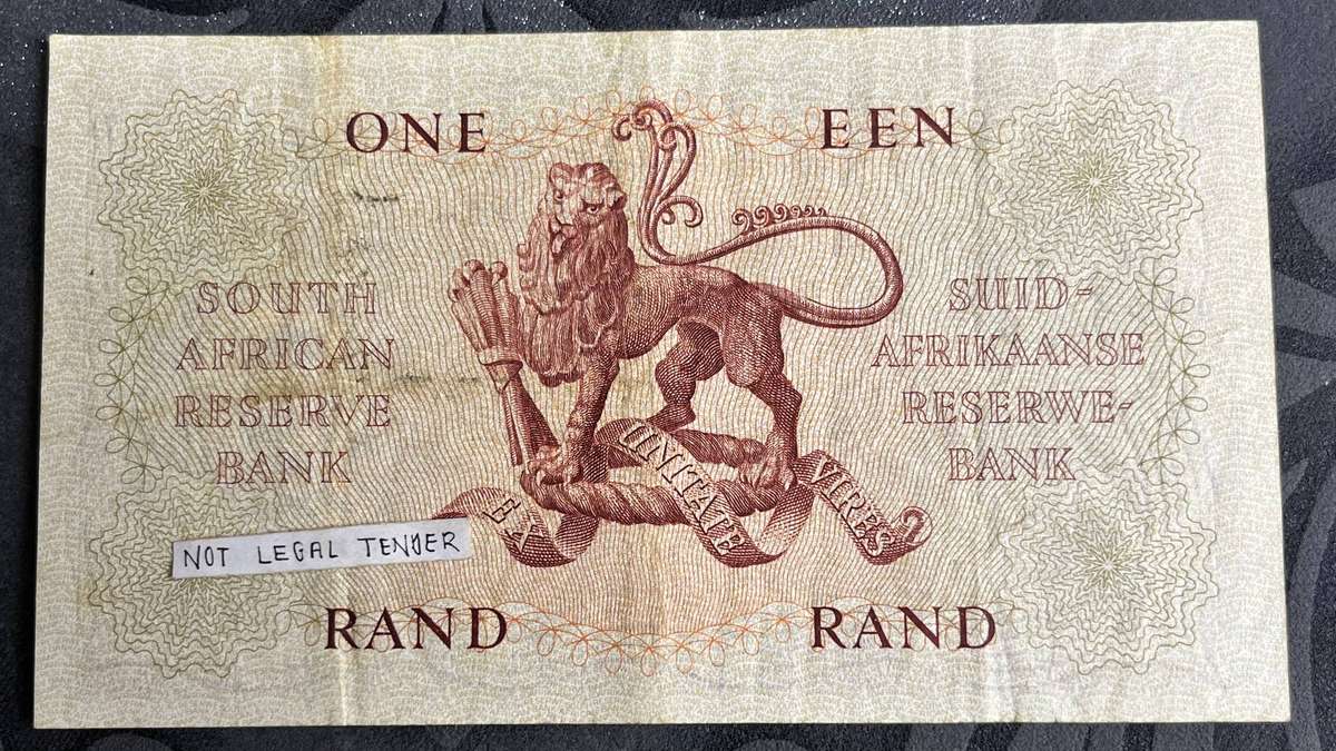 G Rissik South Africa 1 Rand Banknote