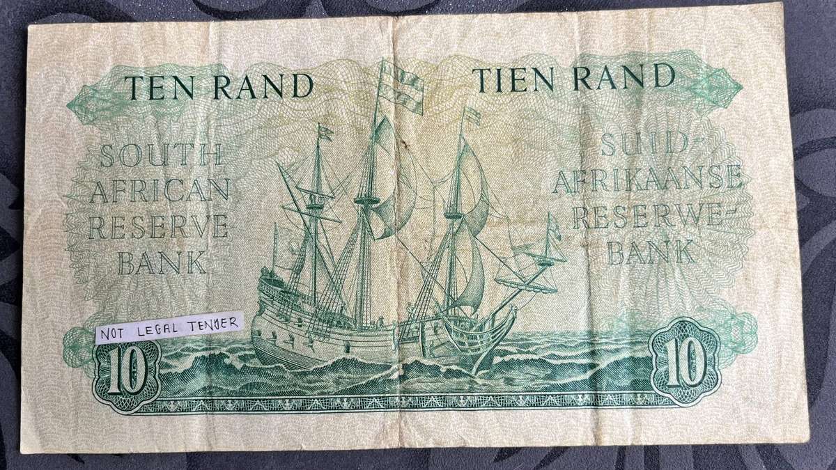 G Rissik South Africa 10 Rand Banknote