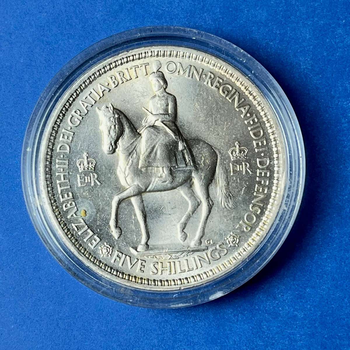  United Kingdom 1953 Queen Elizabeth II Coronation Crown (Uncirculated Condition)