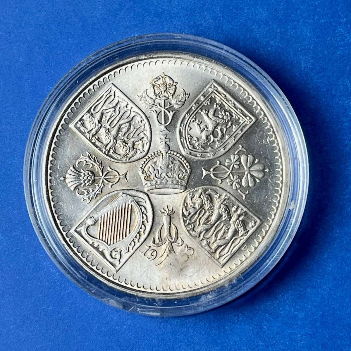  United Kingdom 1953 Queen Elizabeth II Coronation Crown (Uncirculated Condition)