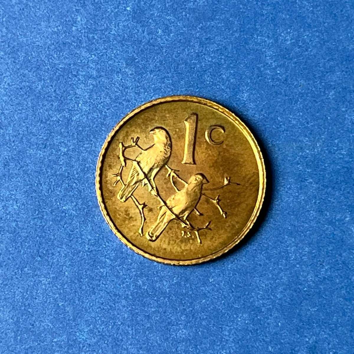  South Africa 1 Cent 1999  Birds Reverse (Republic Era)