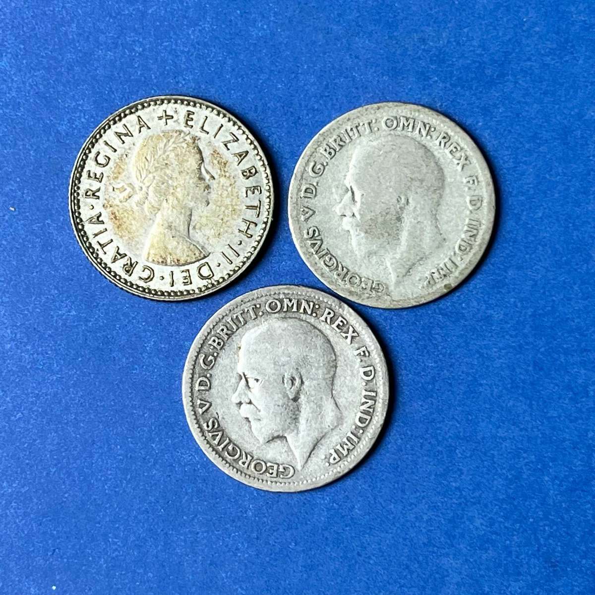  Australia Sixpence (1931, 1933, 1954)