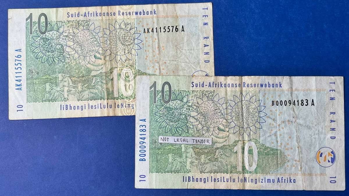  Late Reserve Bank South African Banknotes  Gill Marcus