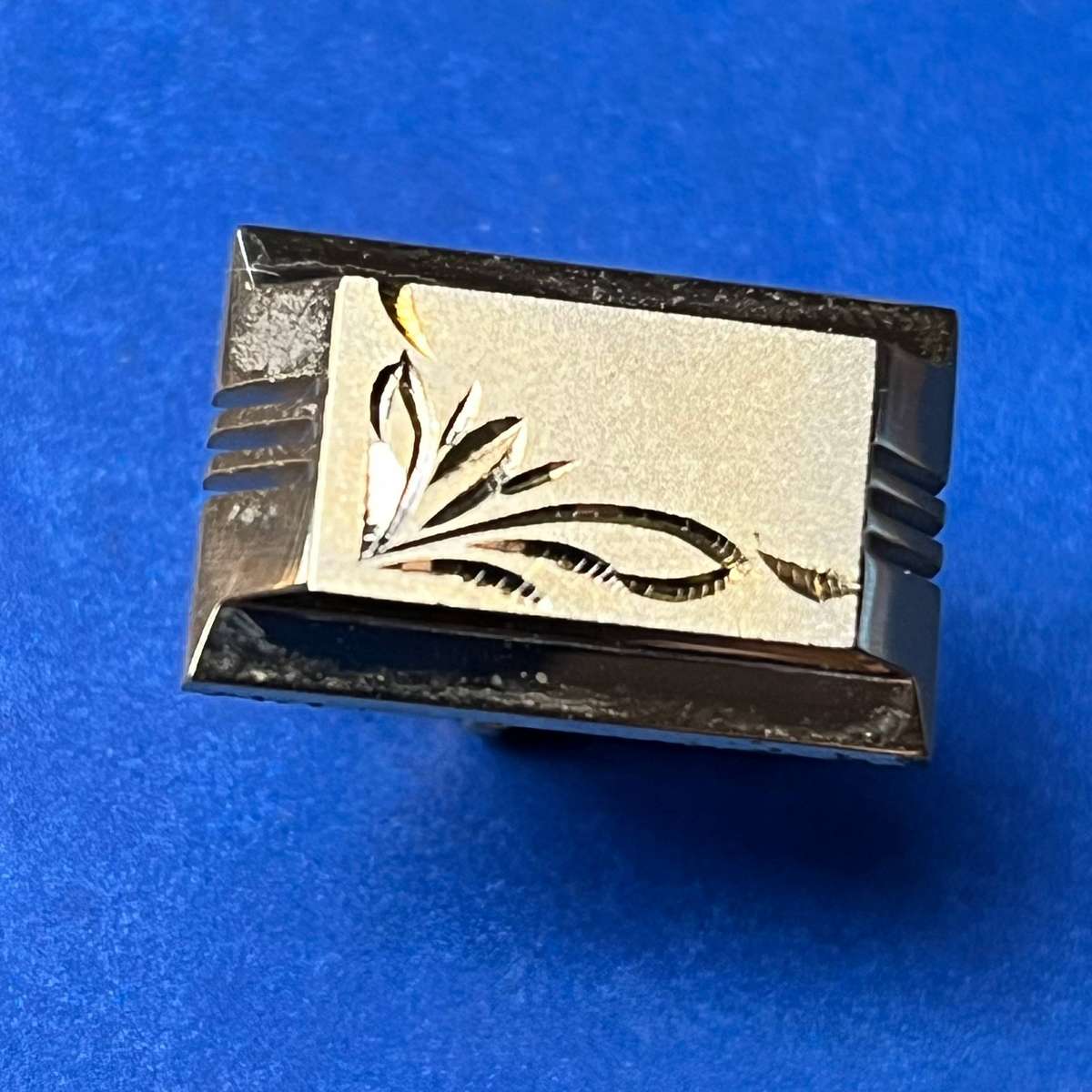  Vintage Cufflink & Tie Clip Set | Hand Engraved Formal Accessories in Presentation Box