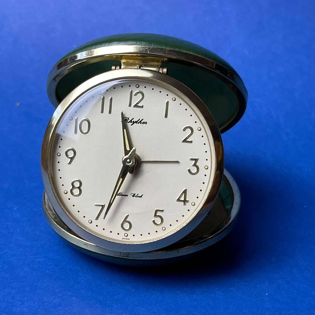  Rhythm Alarm Clock Folding Travel Clock | Vintage Japan Compact Clock