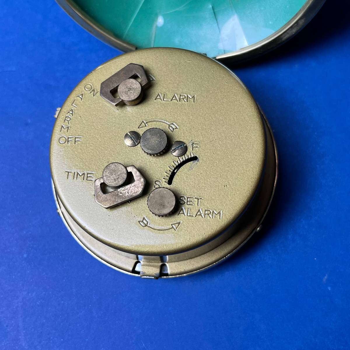  Rhythm Alarm Clock Folding Travel Clock | Vintage Japan Compact Clock