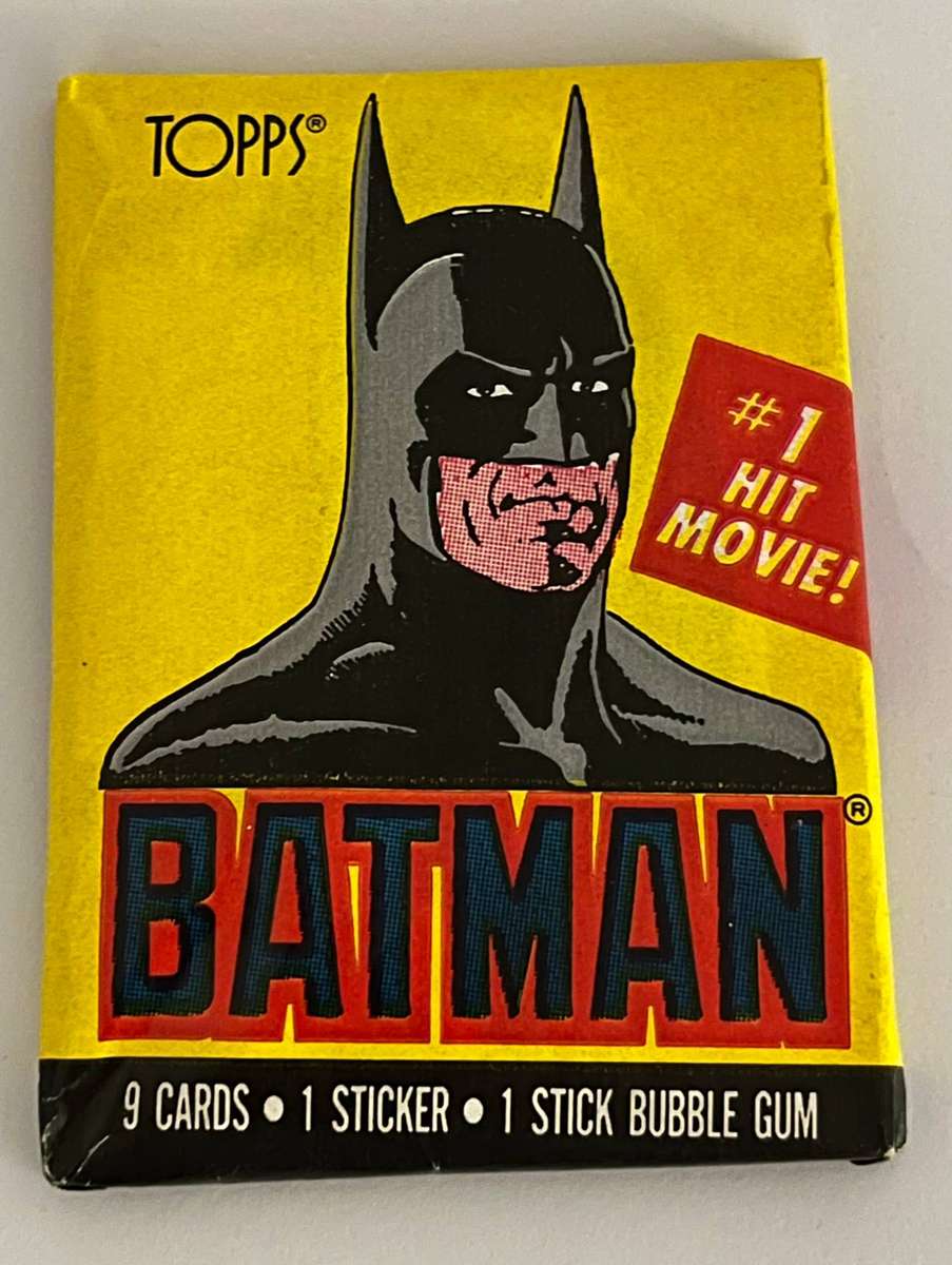  1989 Topps Batman Trading Cards Wax Pack  Sealed