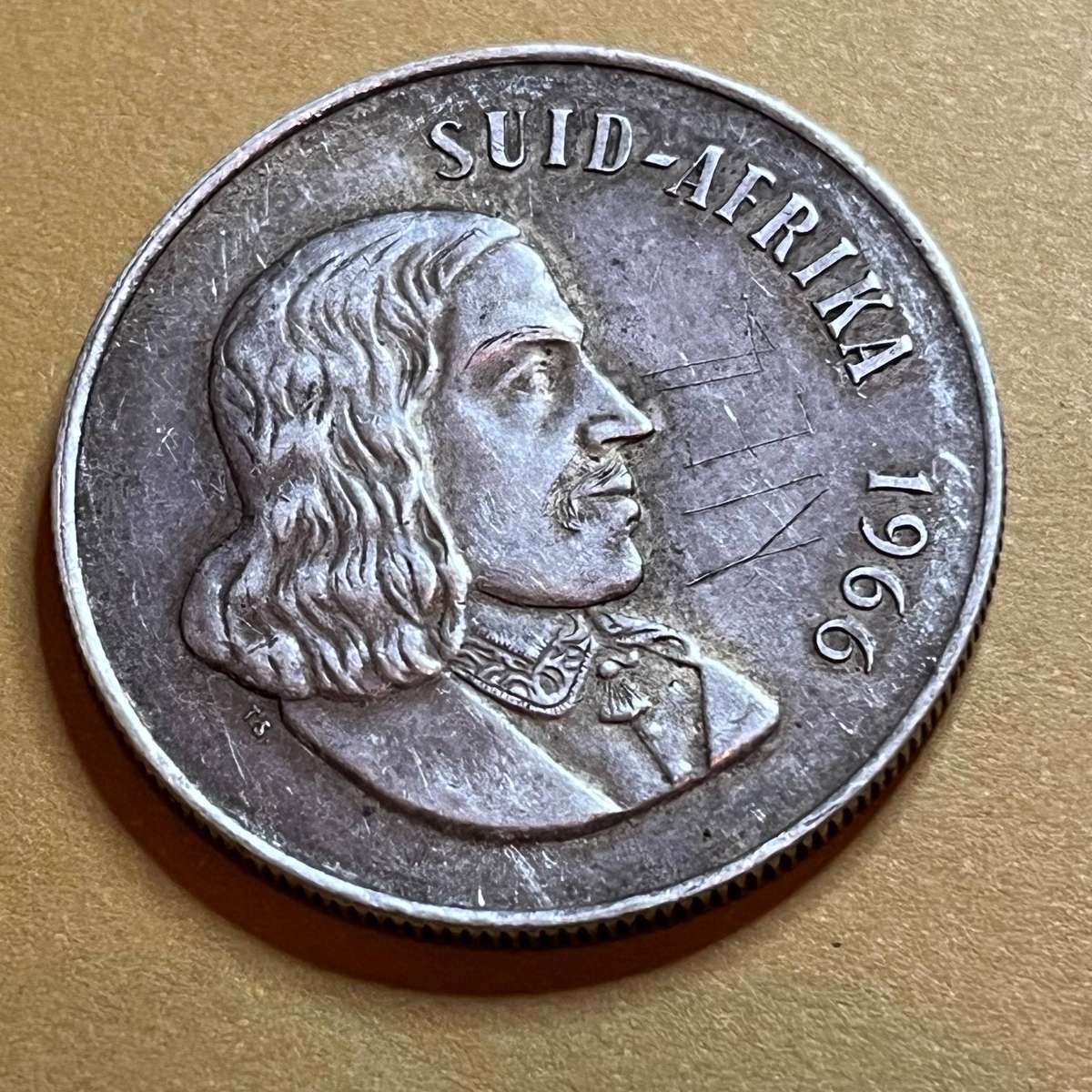 1966 South Africa 1 Rand (Silver)  Jan van Riebeeck 