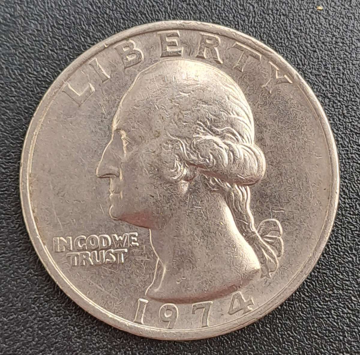 1974 United States ¼ Dollar "Washington Quarter"