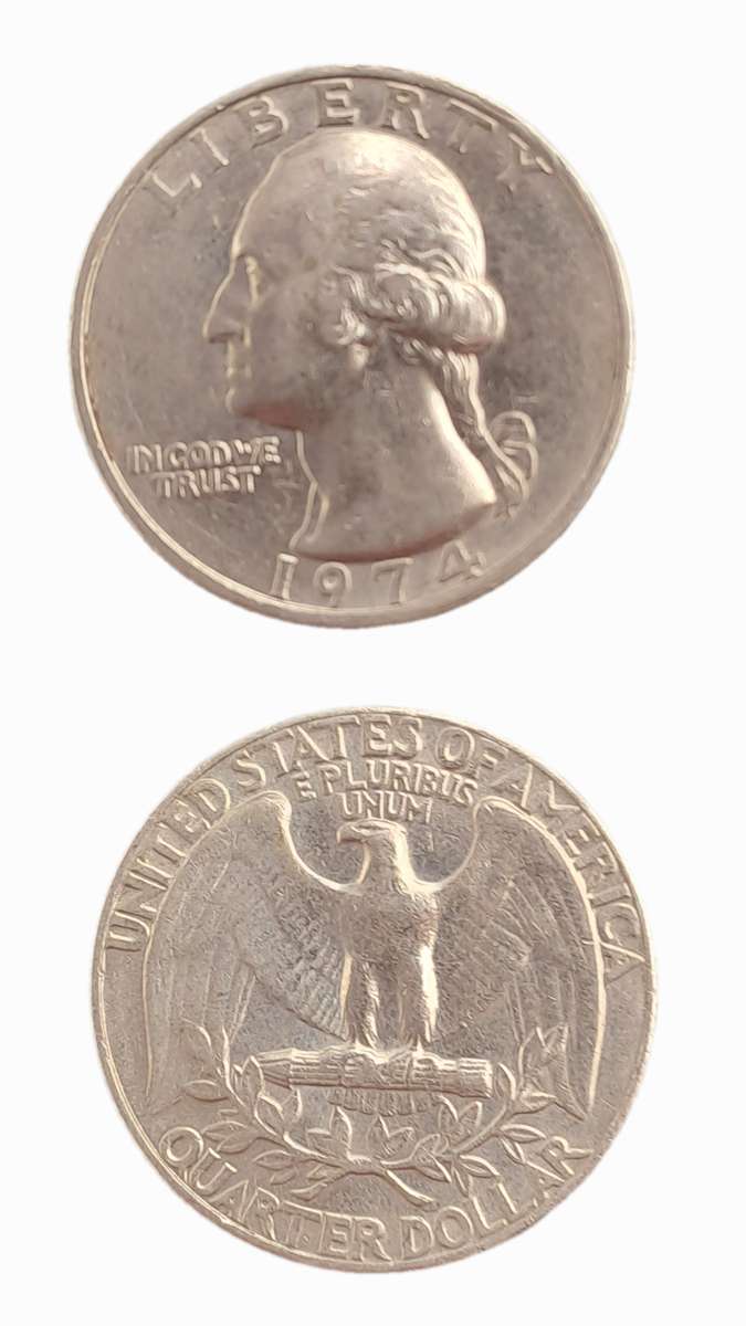1974 United States ¼ Dollar "Washington Quarter"