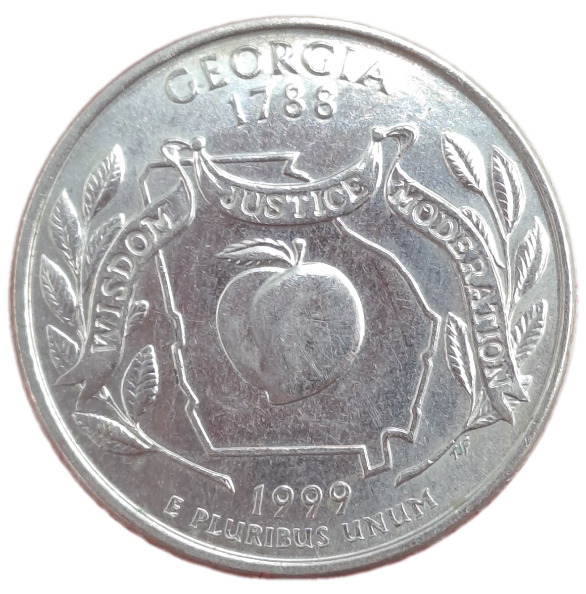 1999 United States  ¼ Dollar "Washington Quarter" Georgia
