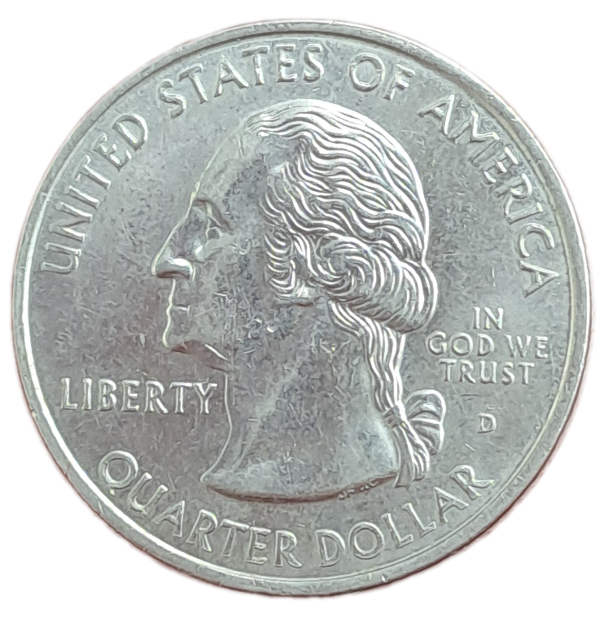 1999 United States ¼ Dollar "Washington Quarter" Delaware